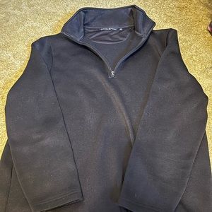 Beverly Hills Polo Club Large quarter zip pullover polyester fabric